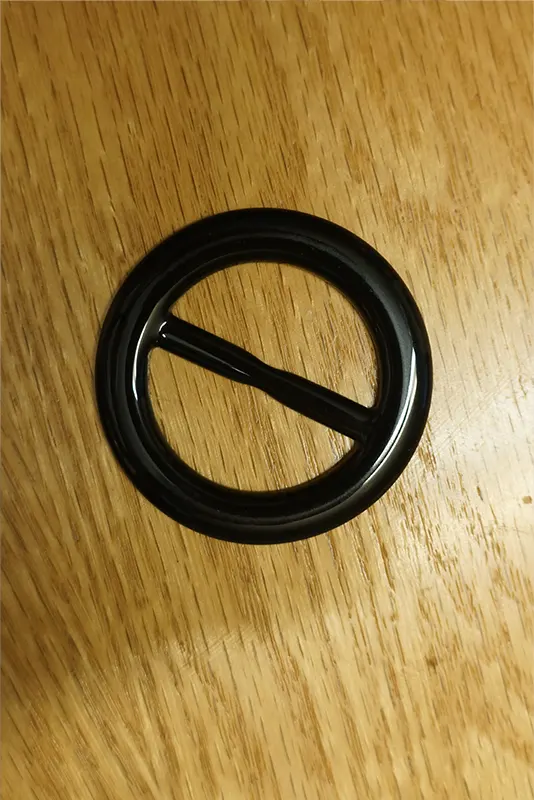 Simple Black Plastic Buckle