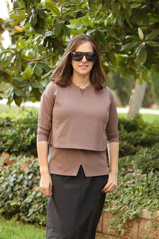 Fine Chic Two Layer Blouse